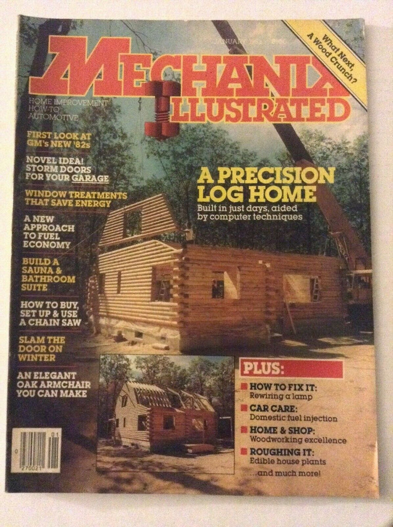 Mechanix Illustrated Precision Log Home January 1984 060119nonrh