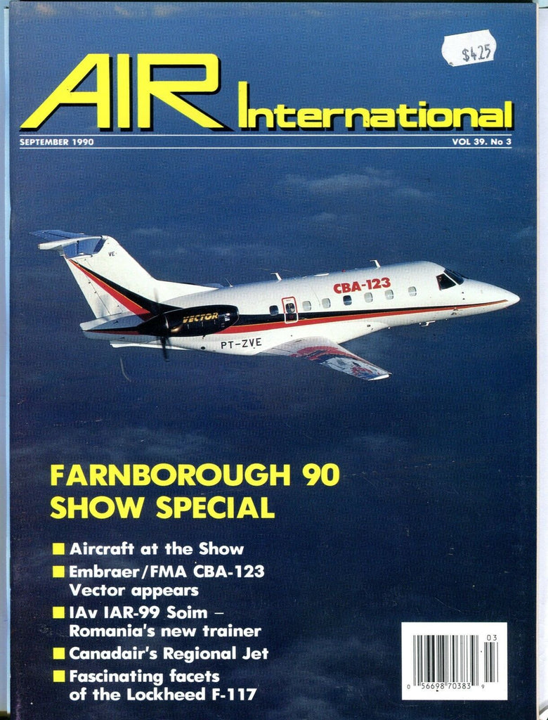 Air International Magazine September 1990 Farnborough 90 EX No ML 112616jhe