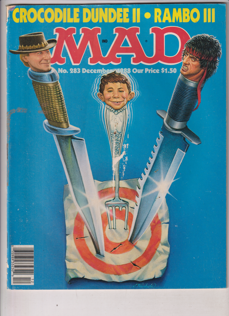 Mad Mag Sylvester Stallone Crocodile Dundee II December 1988 122719nonr