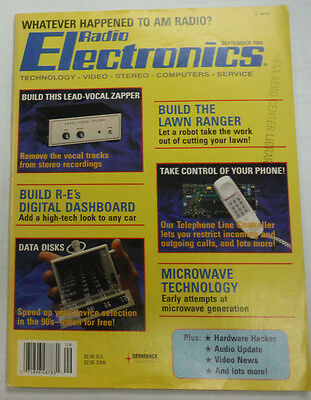 Radio Electronics Magazine R-E's Digital Dashboard September 1990 FAL 062315R