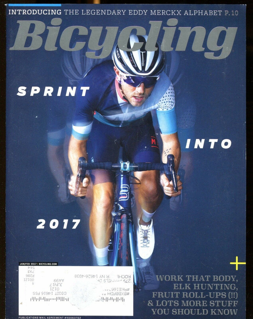 Bicycling Magazine January/February 2017 EX w/ML 021517jhe