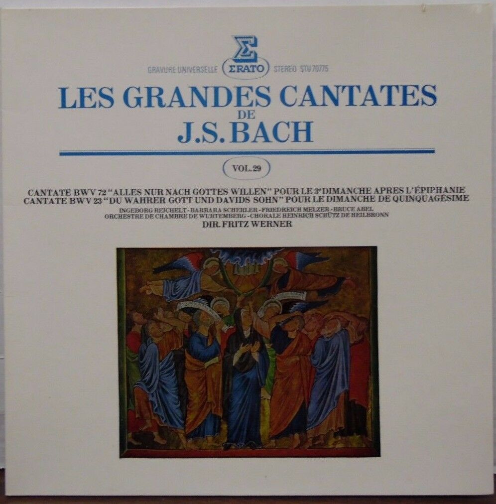 Les Grandes Cantates de J.S. Bach VOl. 29 33RPM STU70775 010117LLE #2