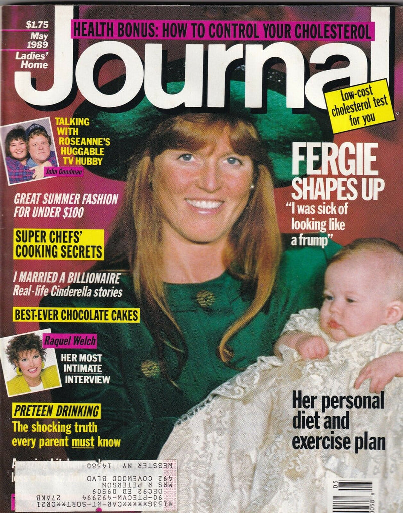 Ladies' Home Journal Mag Sarah Ferguson Raquel Welch May 1989 092819nonr