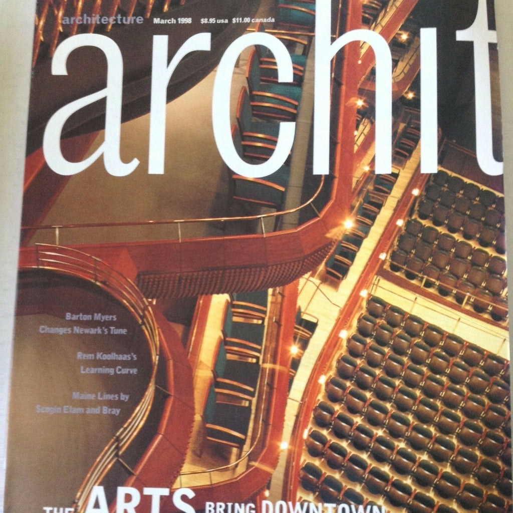 Architecture Magazine Barton Myers Newark's Tune March 1998 081817nonrh