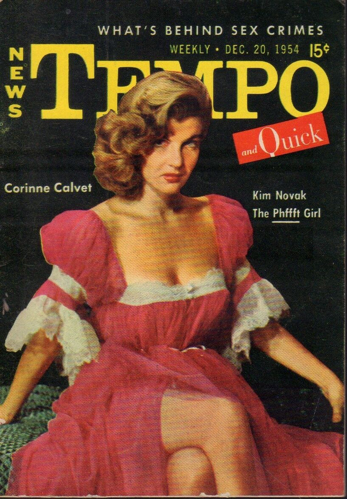 News Tempo & Quick December 20 1954 Corinne Calvet Cheesecake Pin Up 091218AME2