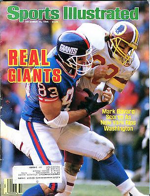 Sports Illustrated Magazine December 15 1986 Mark Bavaro EX 051016jhe