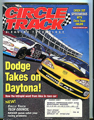 Circle Track & Racing Technology Magazine March 2001 Dodge EX 052016jhe