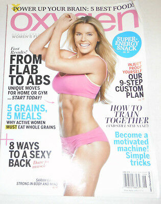 Oxygen Magazine Sarah Grace & 8 Ways To A Sexy Back June 2014 080914R