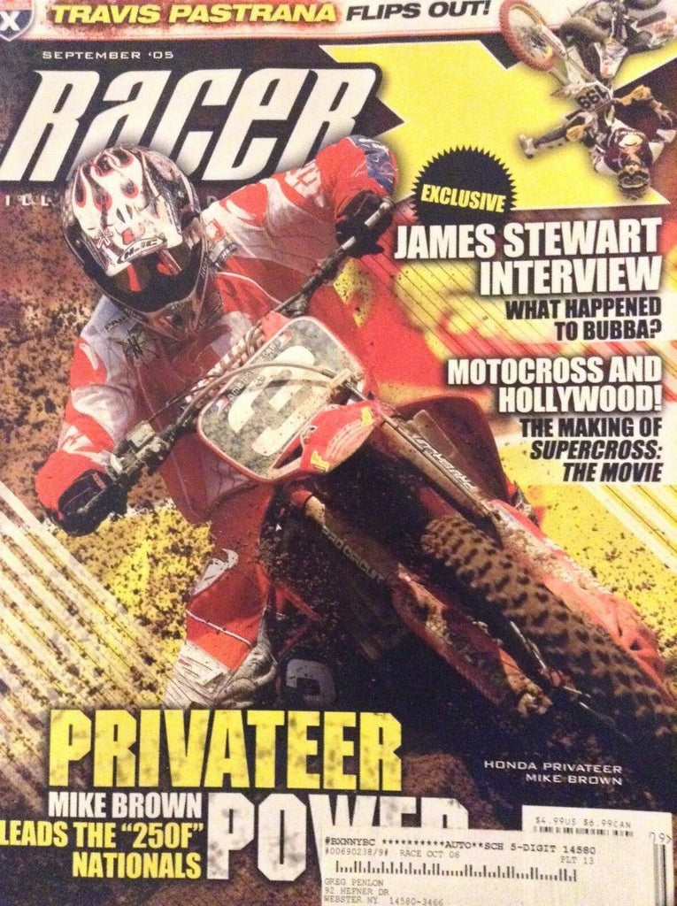 Racer X Magazine James Stewart Mike Brown September 2005 121818nonrh2