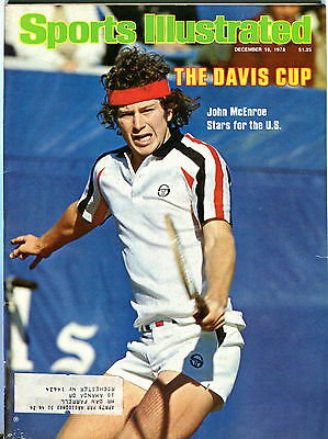 Sports Illustrated Magazine December 18 1978 John McEnroe EX 031516jhe