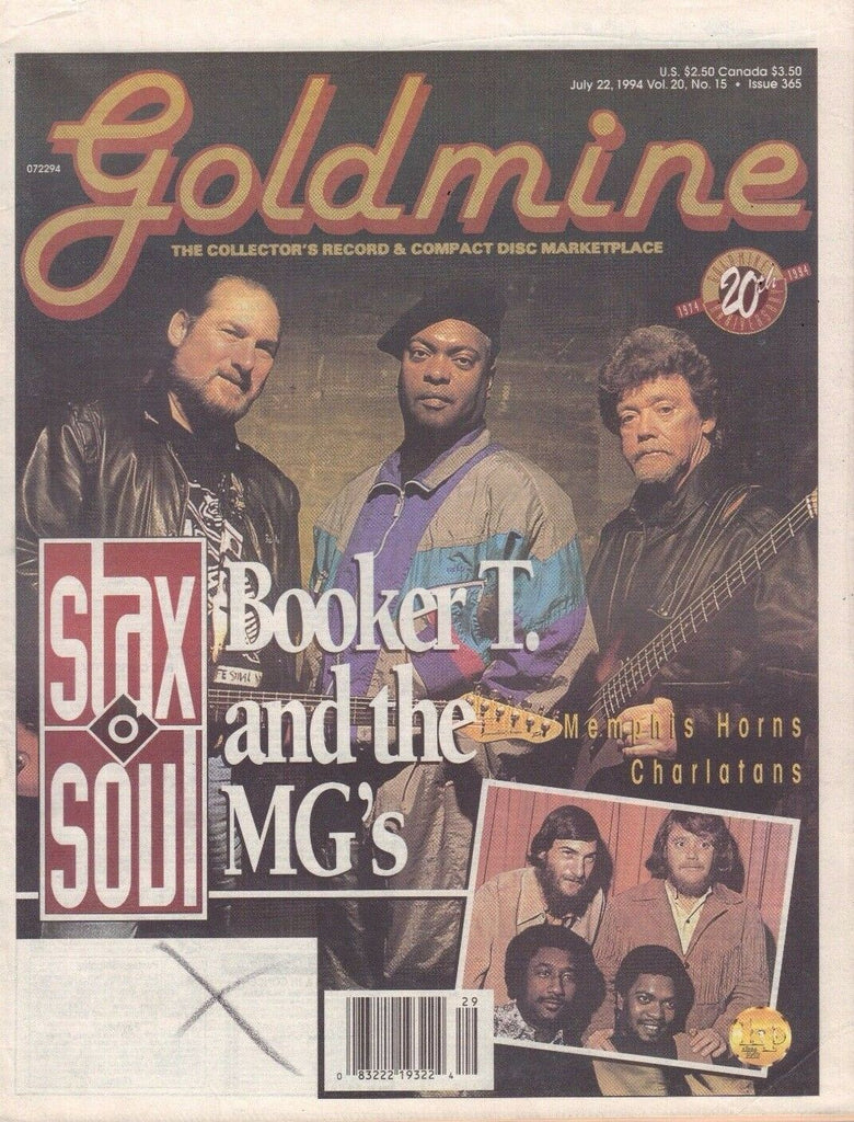 Goldmine July 22 1994 Booker T. and The MG's 022117nonDBE