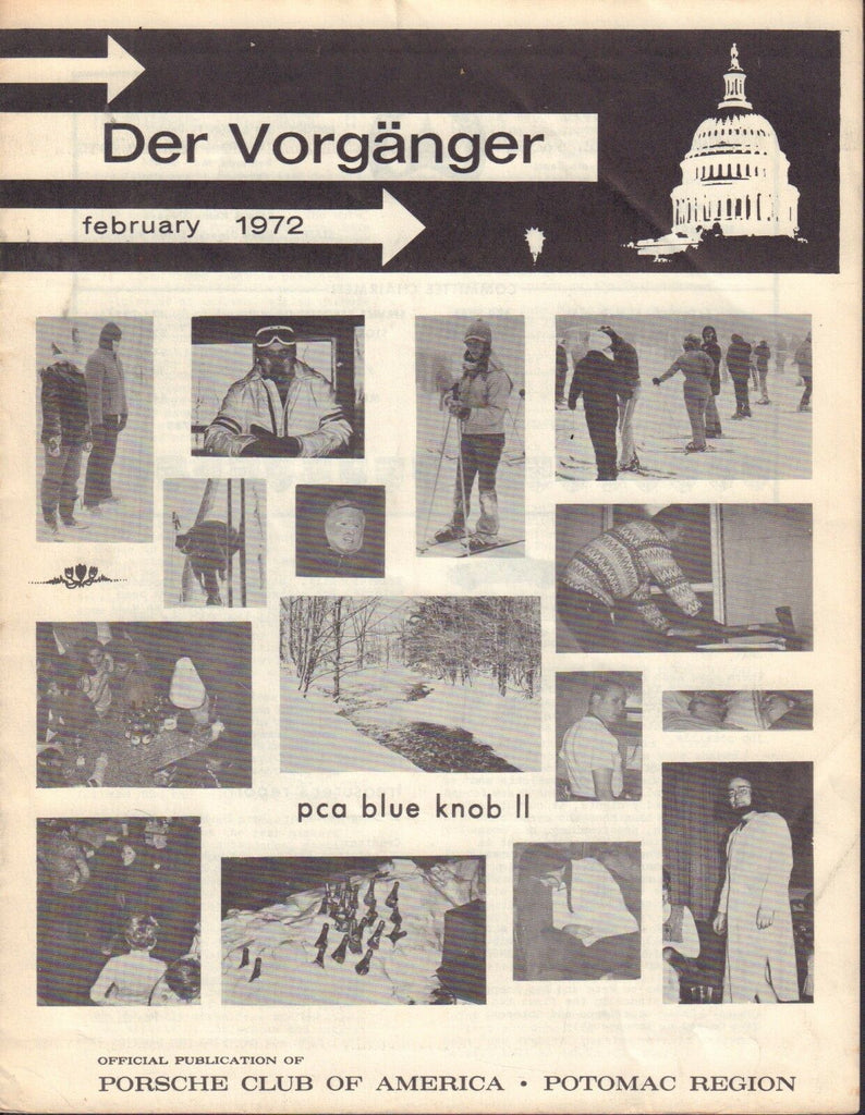Der Vorganger Vintage American Porsche Club Magazine February 1972 032917nonDBE