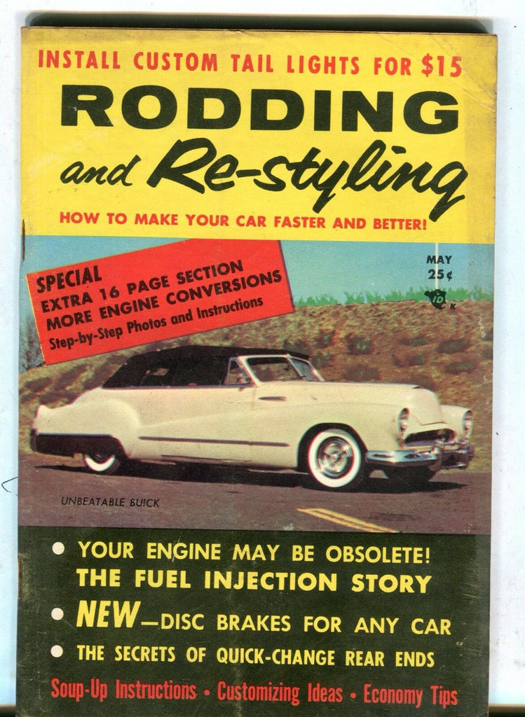 Rodding & Re-styling Magazine May 1956 Buick VG No ML 040717nonjhe