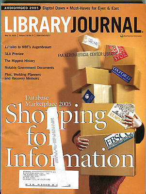 Library Journal Magazine May 15 2005 Database Marketplace 2005 EX FAA 030416jhe