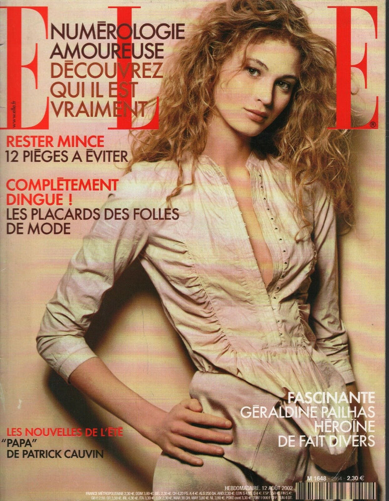 Elle French Fashion August 12 2002 Geraldine Pailhas Vanessa Bruno 100520ame