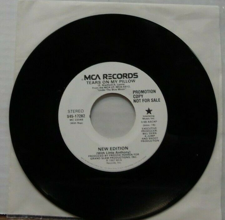New Edition Tears on my Pillow 45RPM PROMO S45-1782 022220LLE45