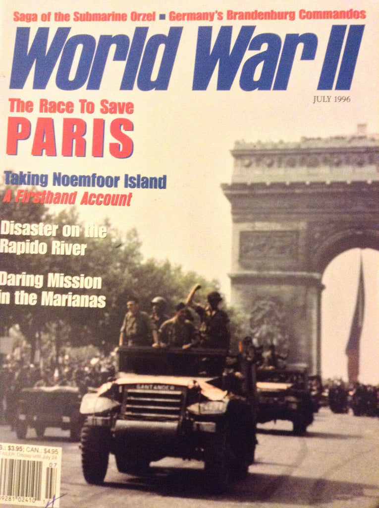 World War II Magazine Race To Save Paris NO ML July 1996 081017nonrh