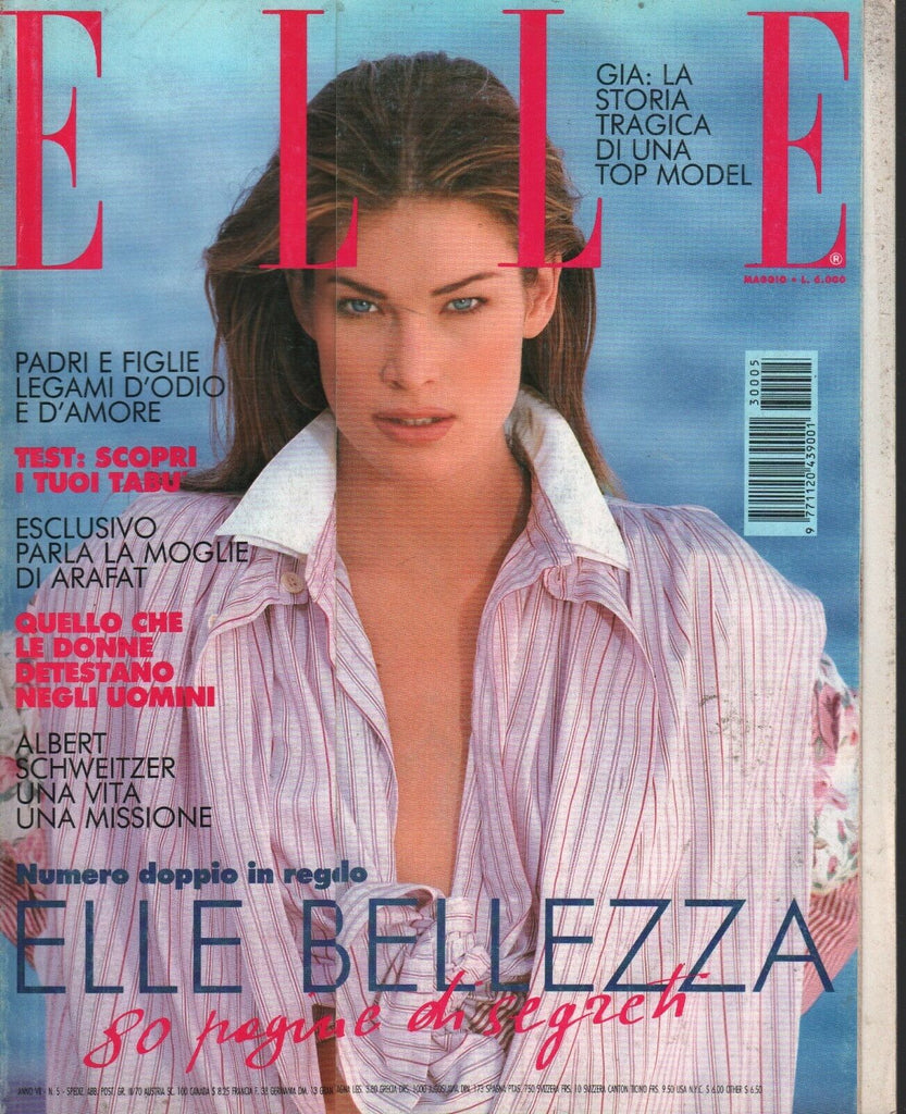 Elle Italian Fashion May 1993 Albert Schweitzer Brad Pitt 090820ame2