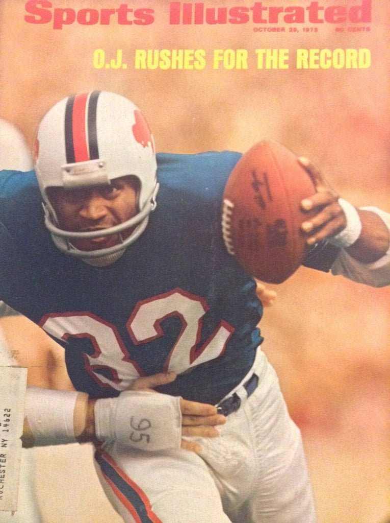Sports Illustrated Magazine O.J. Simpson Oxtober 29, 1973 070718nonrh