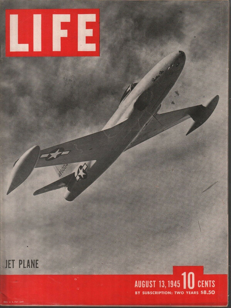 Life August 13 1945 P-80 World's Fastest Jet Plane Vintage Ads 081919AME