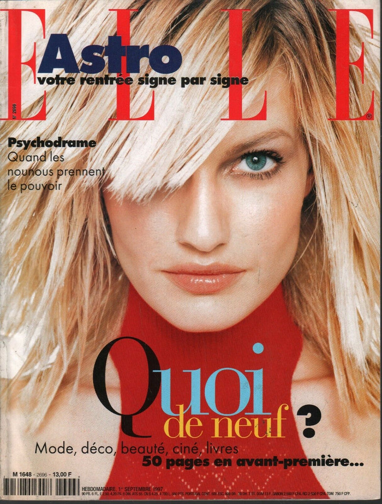 Elle French Magazine September 1 1997 Karen Mulder Jeremy Scott 101220ame2