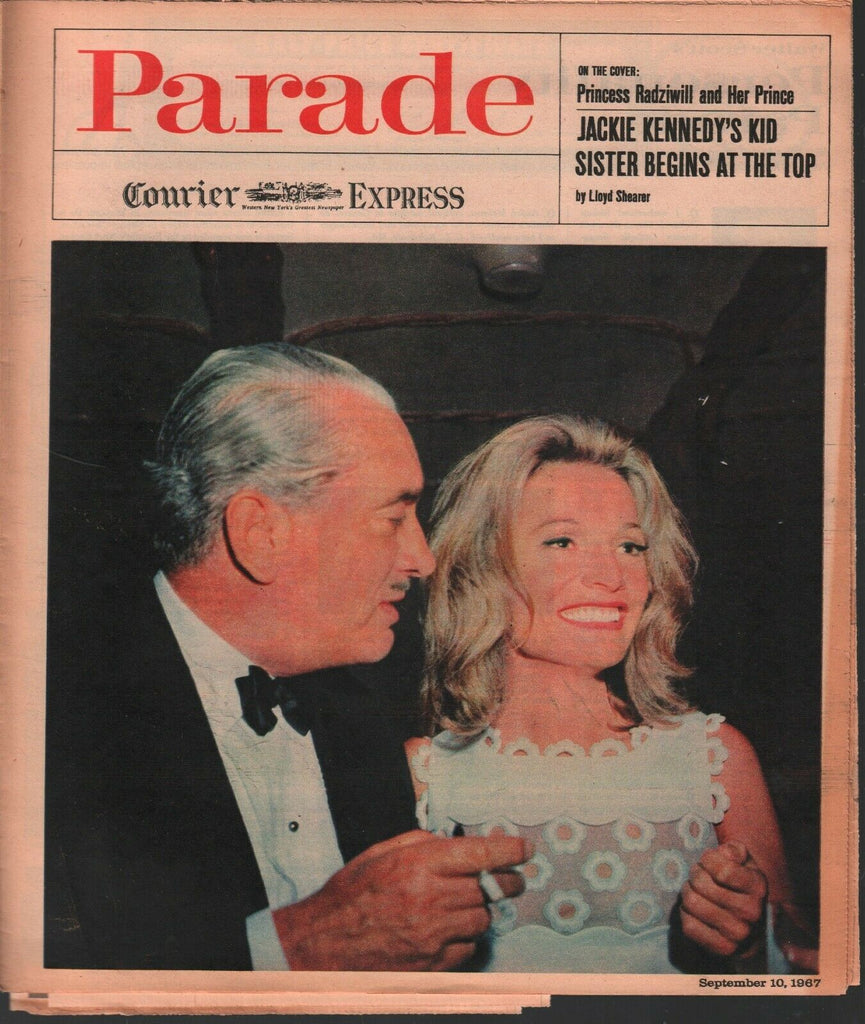 Parade Courier Express Sept 10 1967 Jackie Kennedy Prince Padziwill 020320AME
