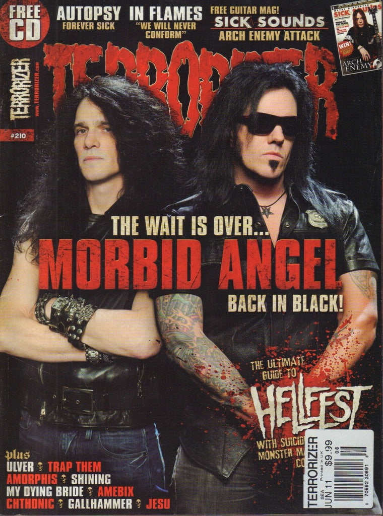 Terrorizer June 2011 Morbid Angel Ulver Shining 020818DBE