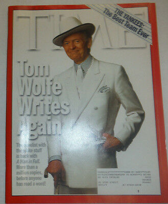 Time Magazine Tom Wolfe Writes Again The Yankees November 1998 WITH ML 041715R