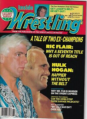 Inside Wrestling Ric Flair Hulk Hogan Lex Luger November 1990 022719nonr