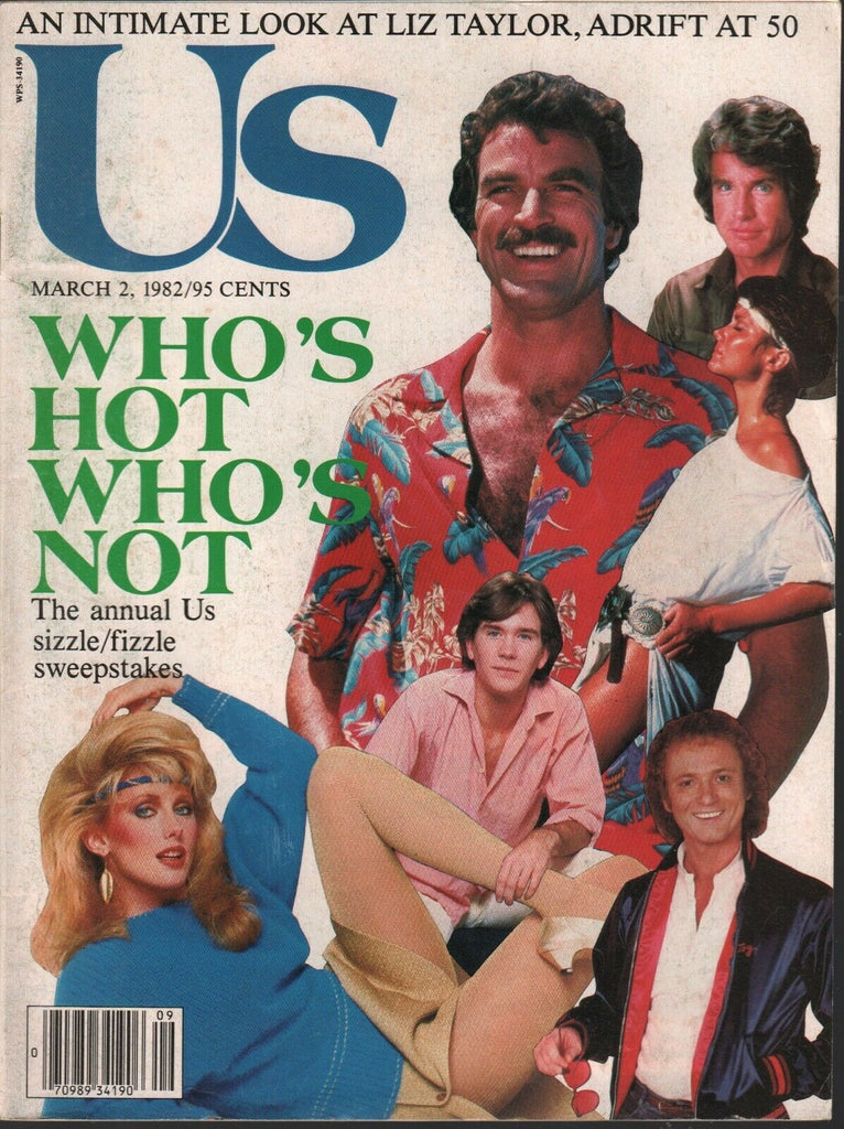 US Magazine March 2 1982 Elizabeth Taylor Tom Selleck Morgan Fairchild 020520AME
