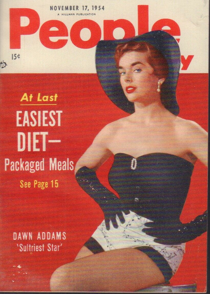 People Today Digest November 17 1954 Dawn Addams Cheesecake Pin Up 091318AME
