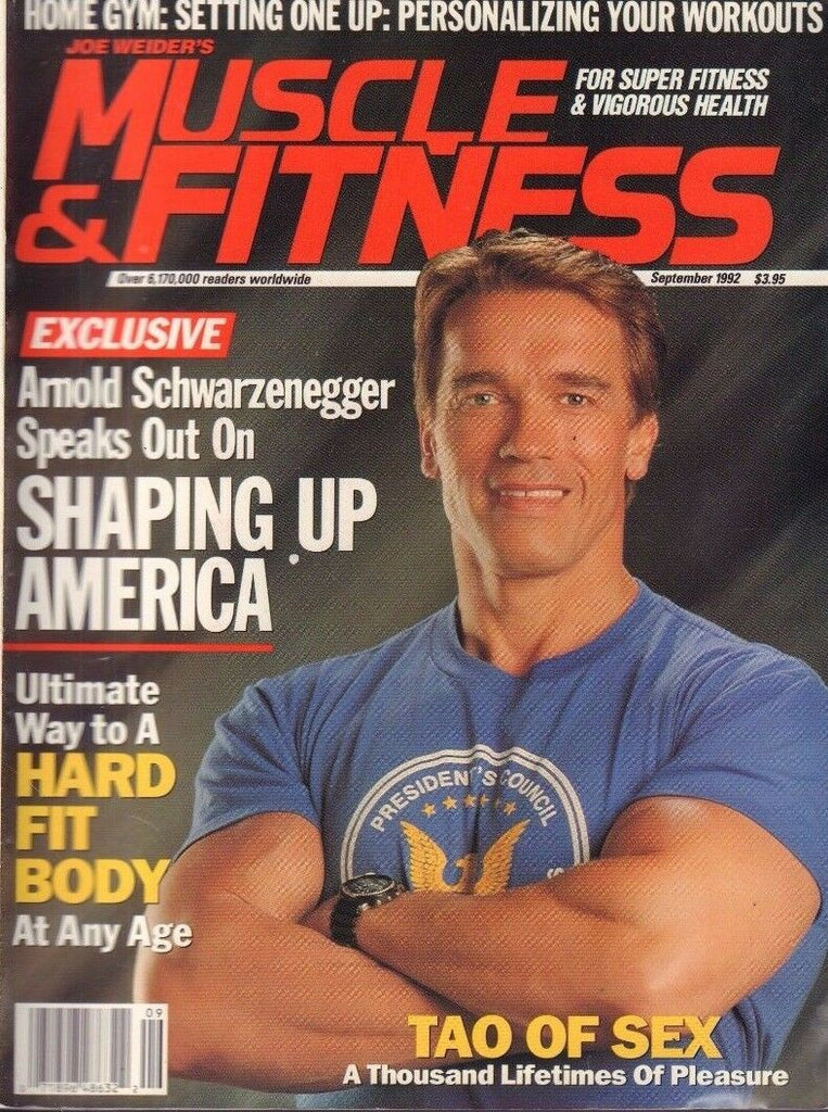 Muscle & Fitness September 1992 Arnold Scwarzenegger 060817nonDBE