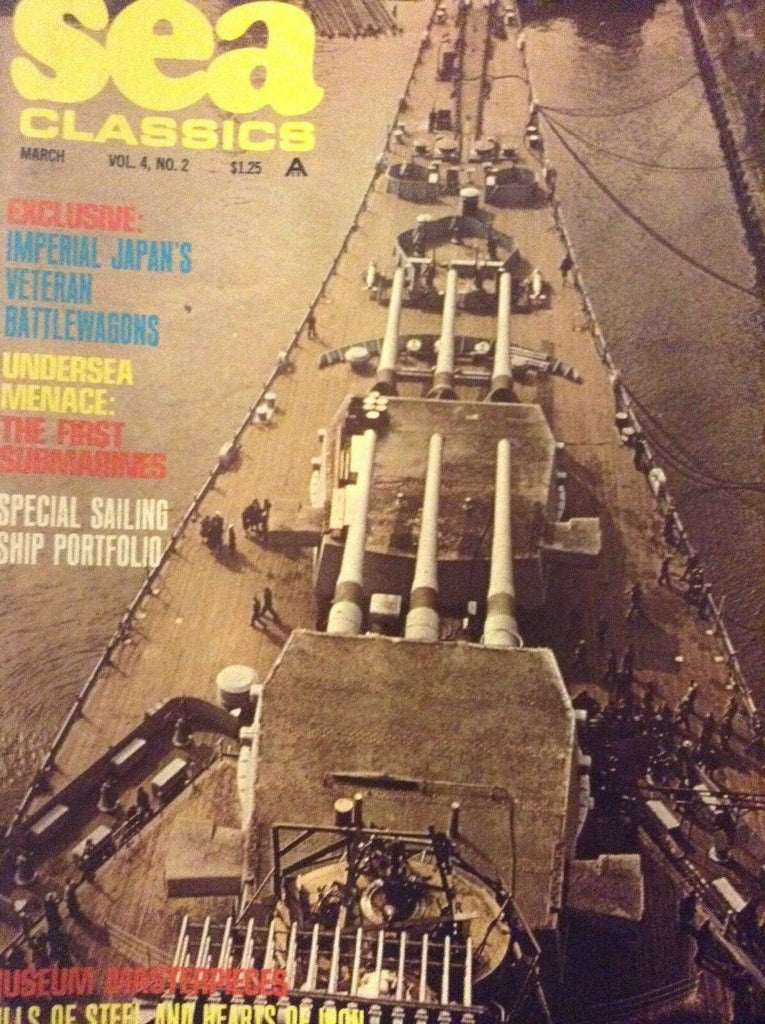 Sea Classics Magazine Imperial Japan's Battlewagons March 1971 010119nonrh