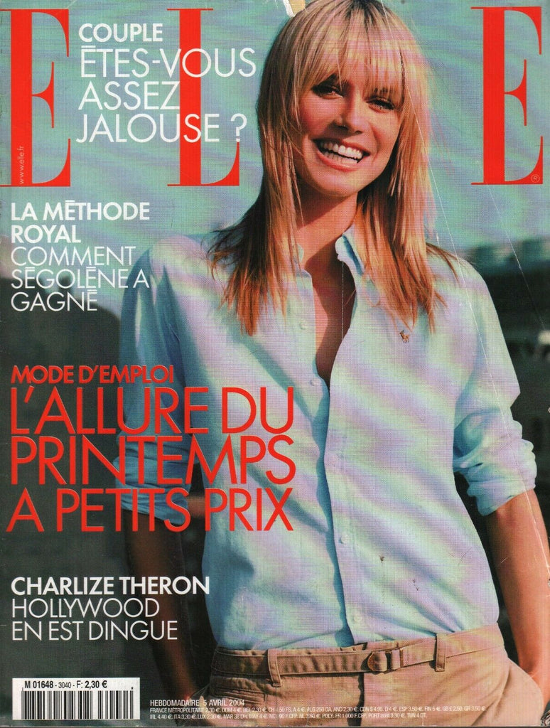 Elle French Fashion April 5 2004 Charlize Theron 091520ame