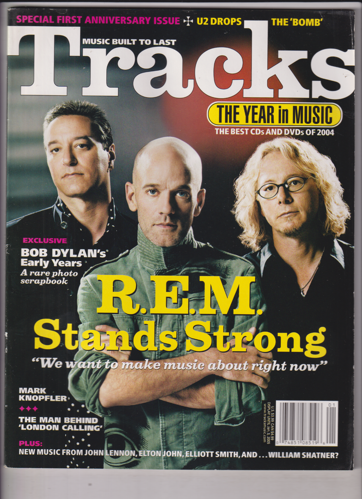 Tracks Music Mag R.E.M. Mark Knopfler Bob Dylan Dec/January 2005 121319nonr2