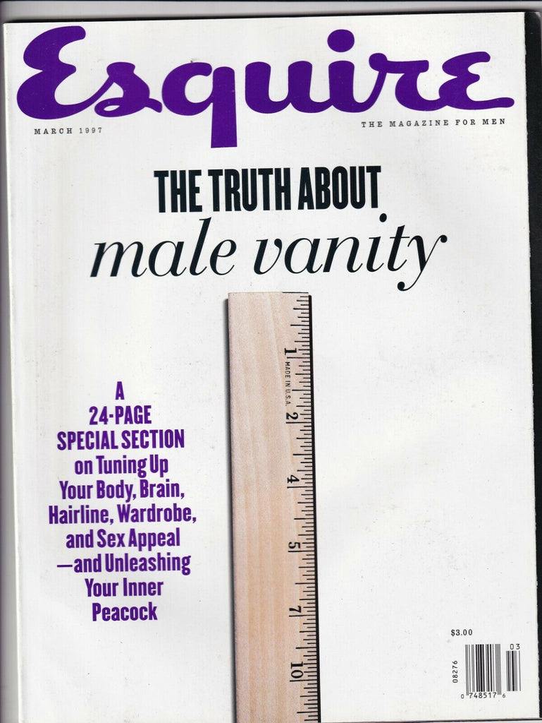 Esquire Magazine The Truth About Male Vanity March 1997 080619nonr