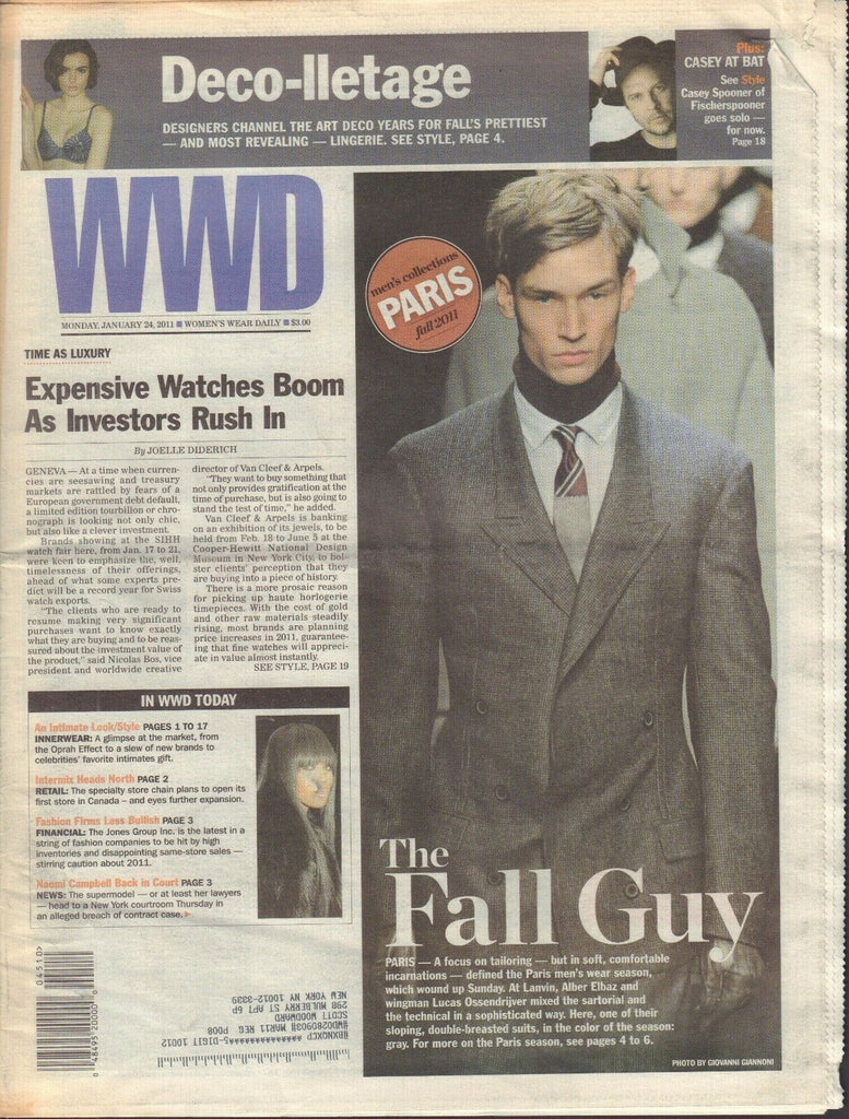 WWD January 24 2011 Casey Spooner Joelle Diderich Alber Elbaz 021419DBE2