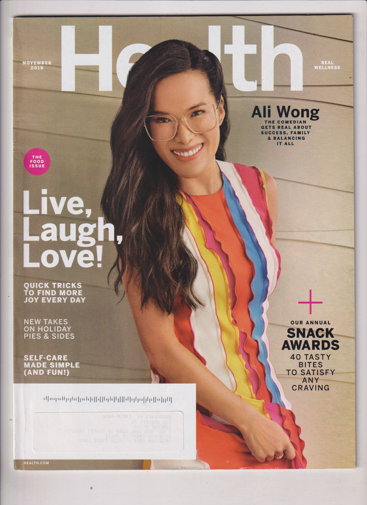 Health Mag Ali Wong Annual Snack Awards Food Issue November 2019 010320nonr