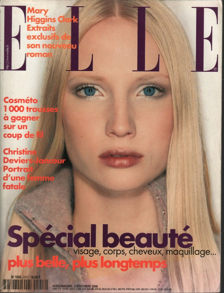 Elle French Fashion November 2 1998 Mary Higgins Clark 101620ame