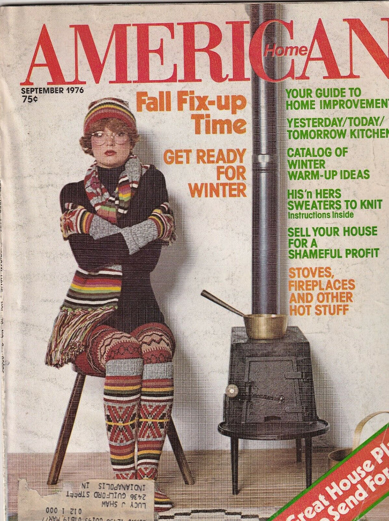 American Home Mag Fall Fix Up Time & Home Improvement September 1976 101519nonr