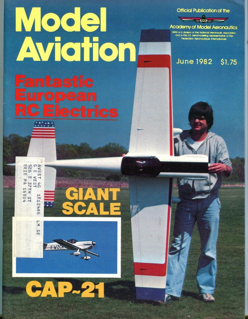 Model Aviation Magazine June 1982 RC Electrics EX w/ML 050117nonjhe