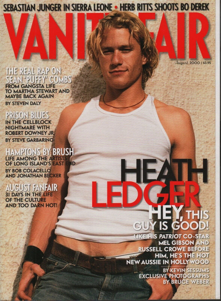 Vainity Fair August 2000 Heath Ledger Mel Gibson Russell Crowe 070318DBE2