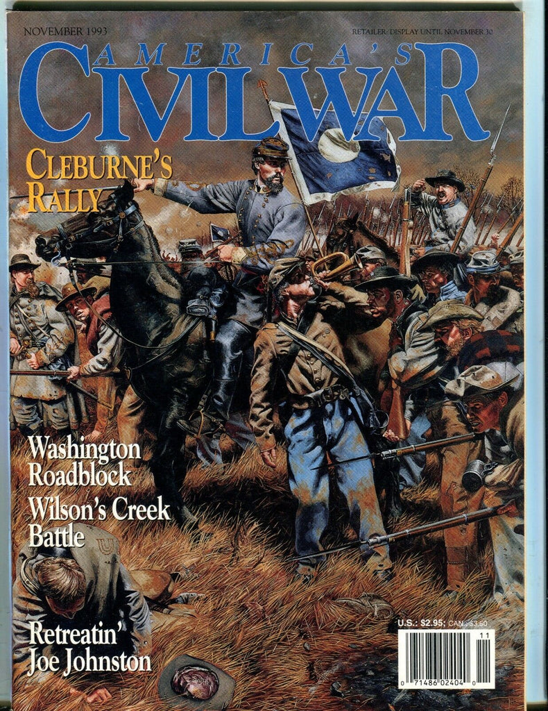 America's Civil War Magazine November 1993 Cleburne EX No ML 052217nonjhe