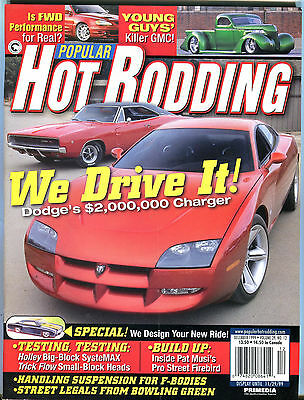 Popular Hot Rodding Magazine December 1999 Dodge Charger EX 021716jhe