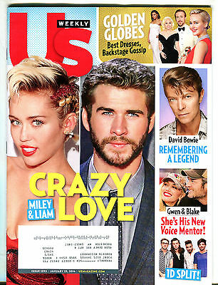 US Magazine January 25 2016 Miley Cyrus David Bowie EX 041216jhe