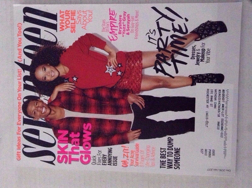 Seventeen Magazine Empire's Bryshere Gray & Serayah December 2016 120716rh