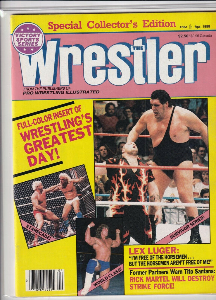 The Wrestler Magazine Andre The Giant Lex Luger April 1988 060319nonr