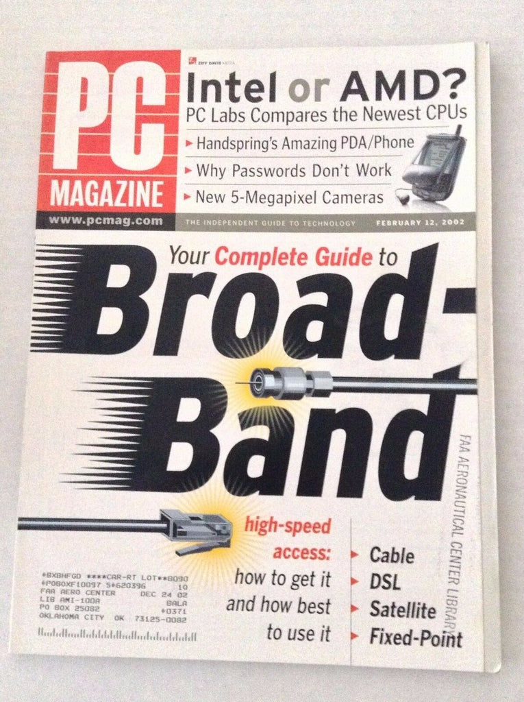 PC Magazine Complete Guide To Broadband Februry 12, 2002 022717NONRH