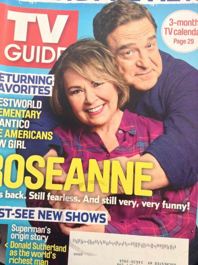 Tv Guide Magazine Roseanne & Westworld March/April 2018 070518nonrh