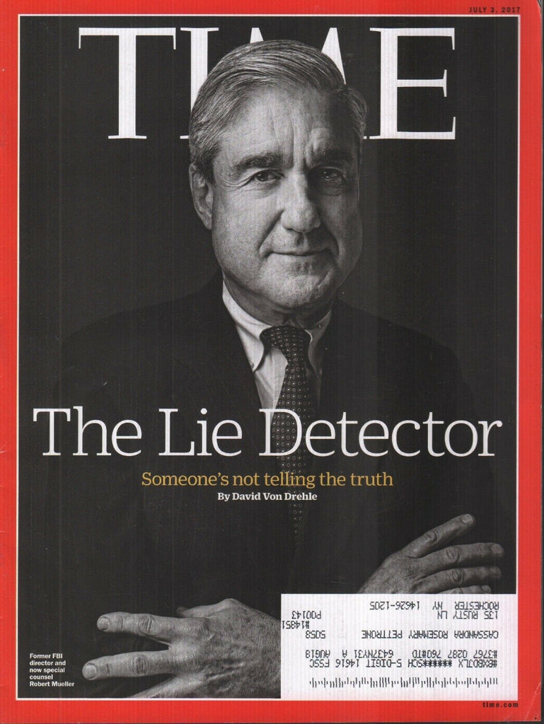 Time Magazine July 3 2017 David Von Drehle Robert Mueller 020419AME